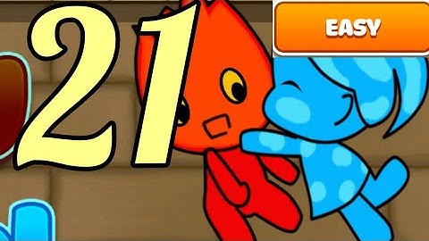 Redboy and Bluegirl Easy Level 21 In Light Temp Maze Android Walkthrough