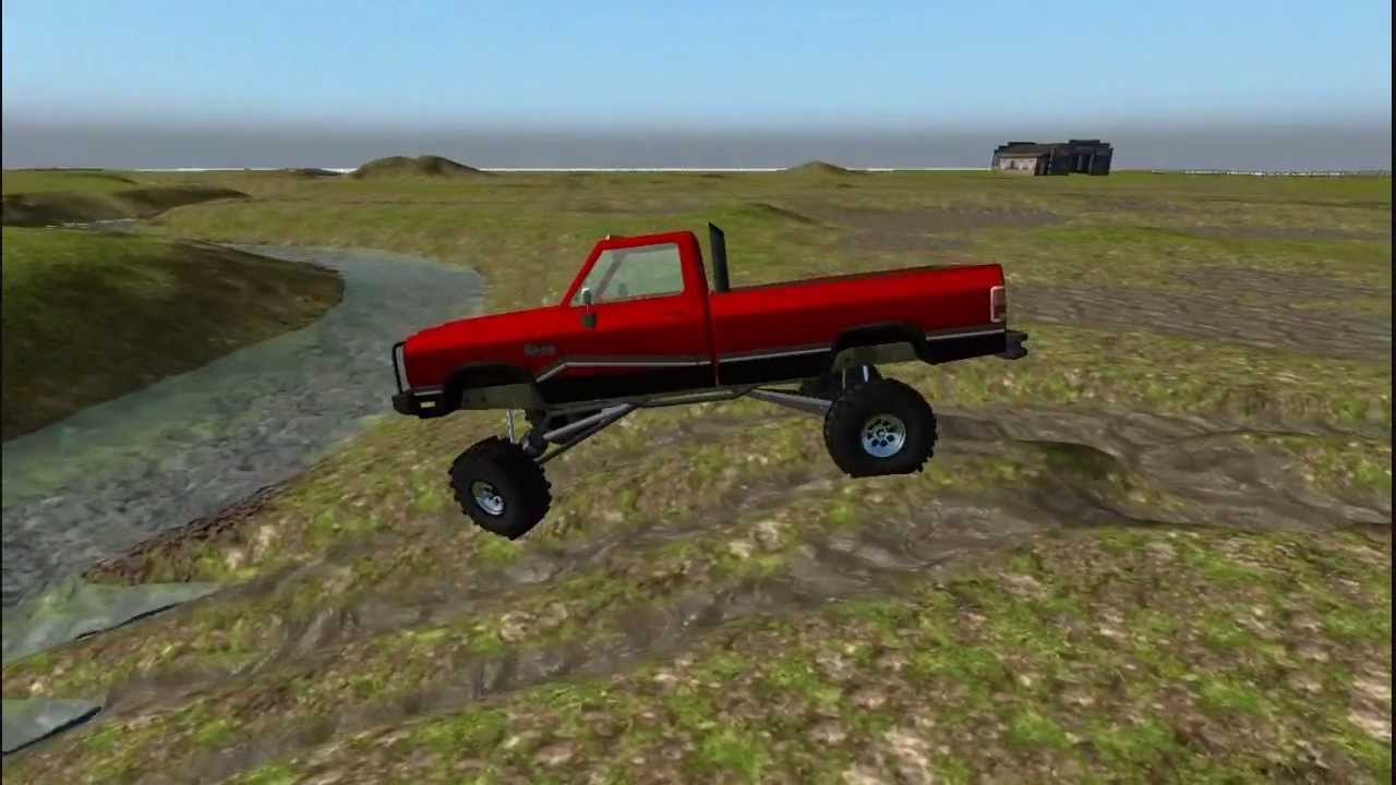 Rigs of Rods Mudding And Wheeling in Lifted Trucks YouTube
