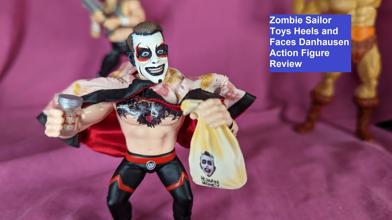 Zombie Sailor Toys Heels and Faces Danhausen Action Figure review 