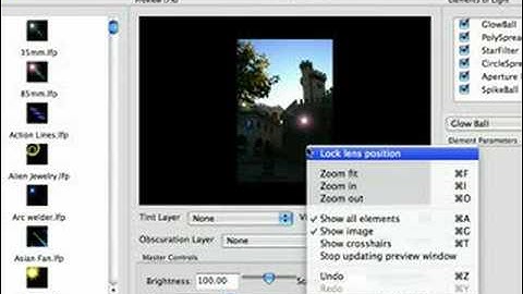Knoll Light Factory Compared to Photoshop Lens Flare