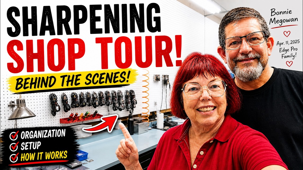 Sharpening Store Inside a Professional Sharpening Shop | Setup, Organization & Workflow ...
