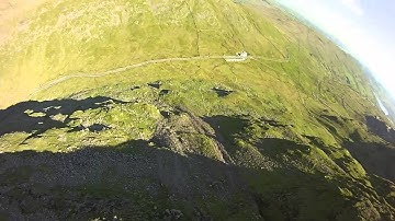 Venturi FPV wing flutter over kirkstone