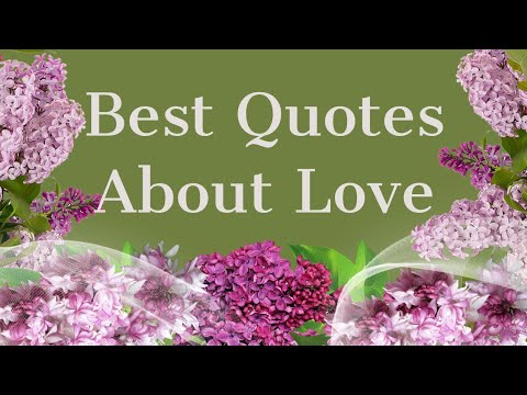 वीडियो: प्यार के बारे में सुंदर उद्धरण कहां खोजें