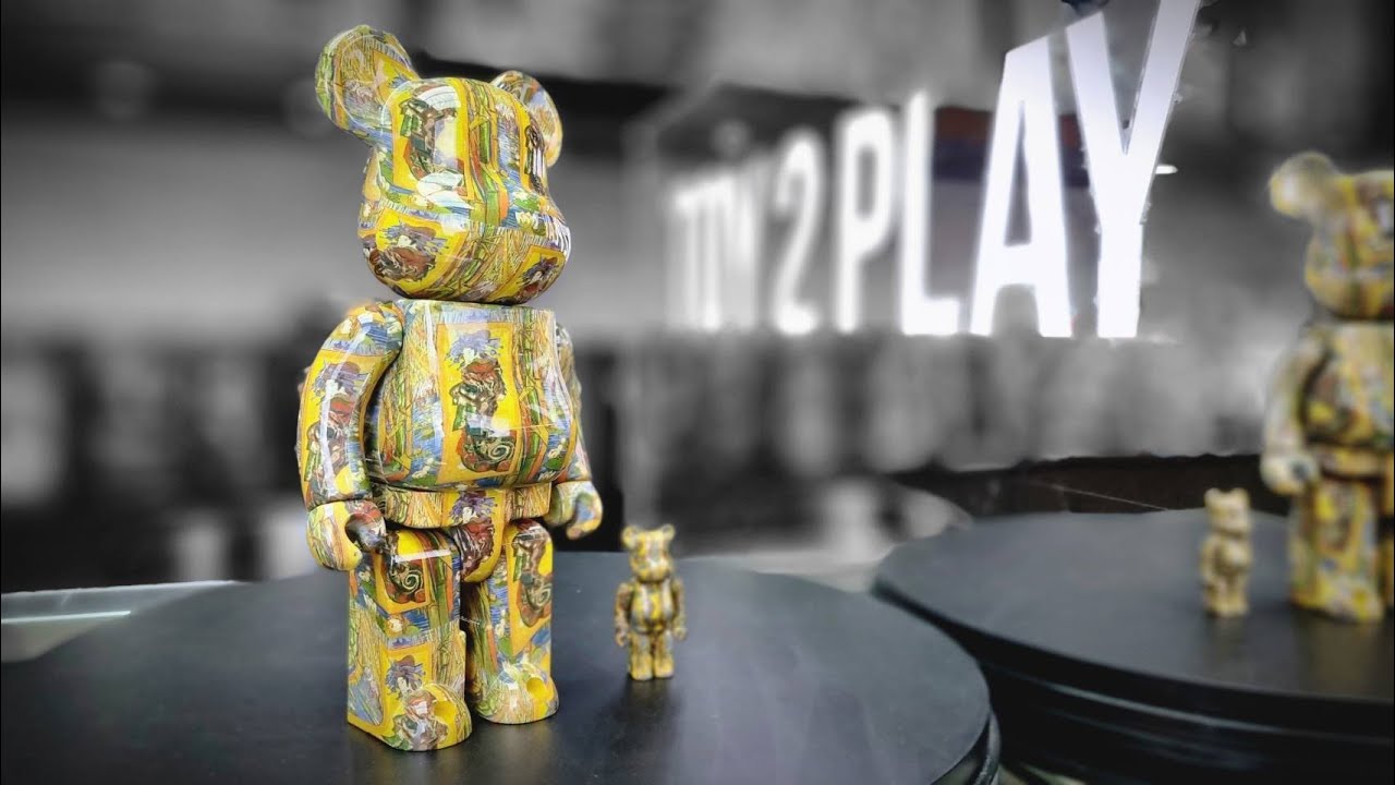 Toy2plays] Mini Review : BE@RBRICK Van Gogh Museum Courtesan