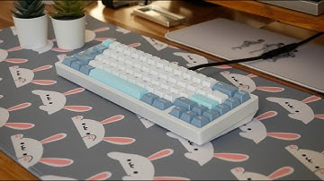 Jris65 with lubed Akko CS Matcha Green Typing ASMR (Typing Test)