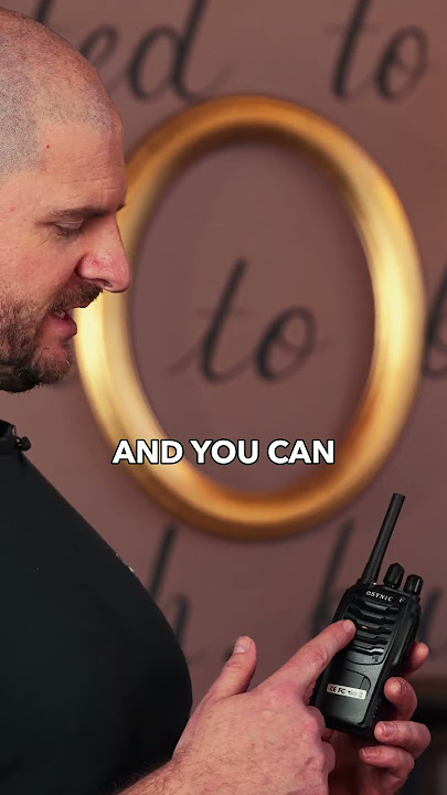 How to use your radio in security | #security #securityguard #radio #shorts