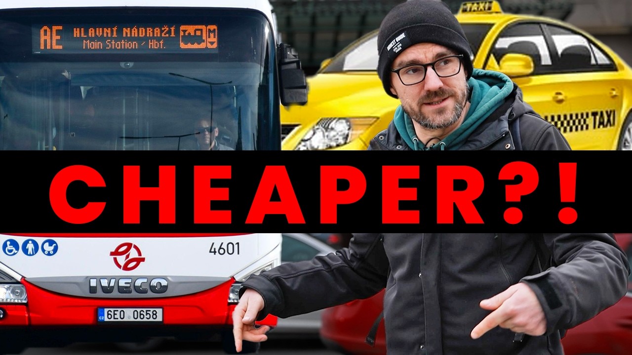 Аэропорт Праги: почему такси теперь ДЕШЕВЛЕ автобуса