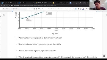 Human Population growth 1