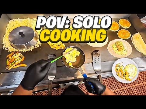 Short Staffed?... I Got This  | SOLO Cooking