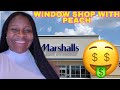 WINDOW SHOP WITH PEACH 🍑 AT MARSHALLS 👗👙👡🎒👜