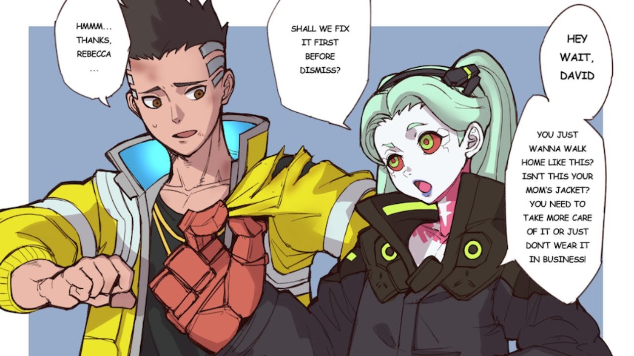 Cyberpunk edgerunner comic