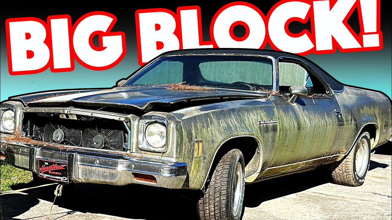 ABANDONED Big Block El Camino EXTREME Clean Up (Burnouts Inside)
