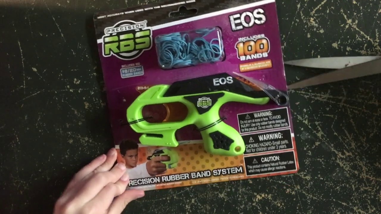 Eos Rubber band gun demo YouTube