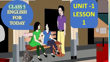 Class 5 English For Today Unit  1 Hello Lesson 1