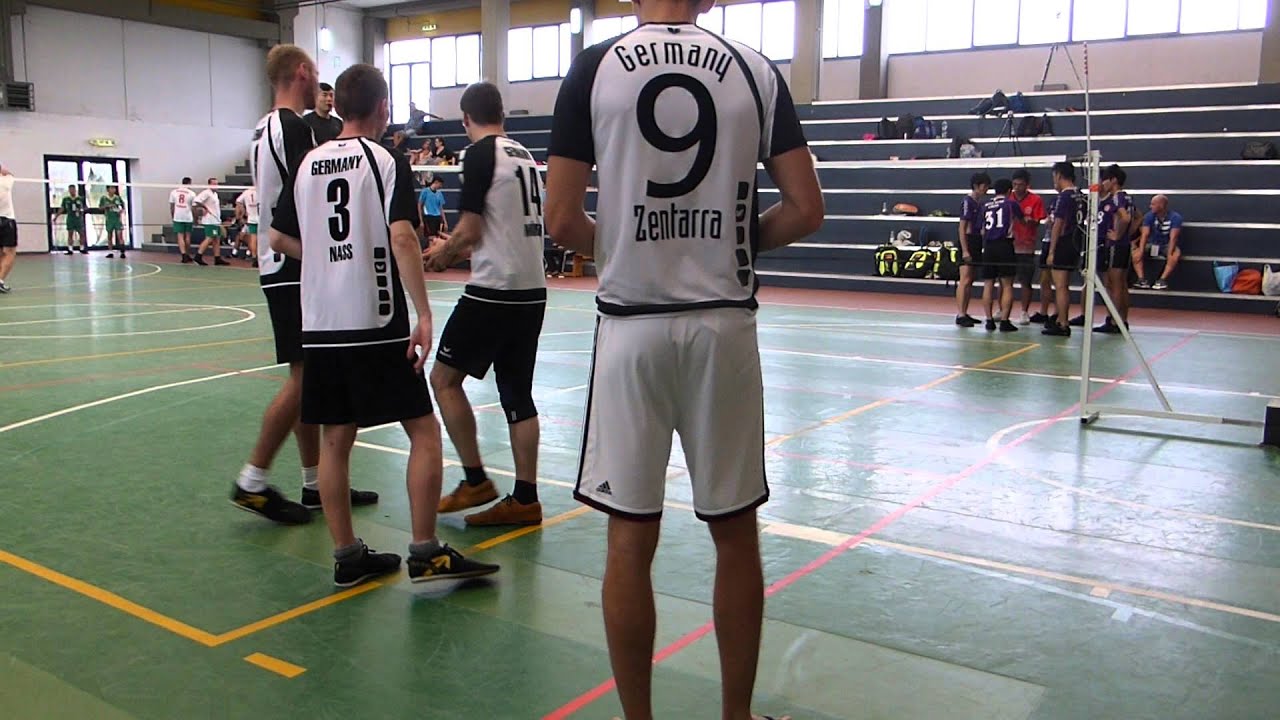 jianzi competition Team Men: Germany vs HongKong 8th World Championship Federfussball Jianzi shuttlecock plumfoot