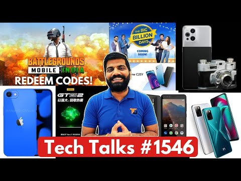 Tech Talks #1546 - BGMI Redeem Codes, JioPhone Price, Realme C25Y, iPhone SE 3 5G, iPhone Camera