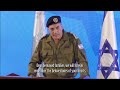 Inaugural Speech from Incoming IDF Chief of the General Staff LTG Eyal Zamir