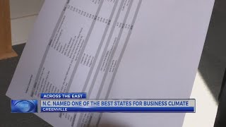 N.C. named one of the best states for business climate