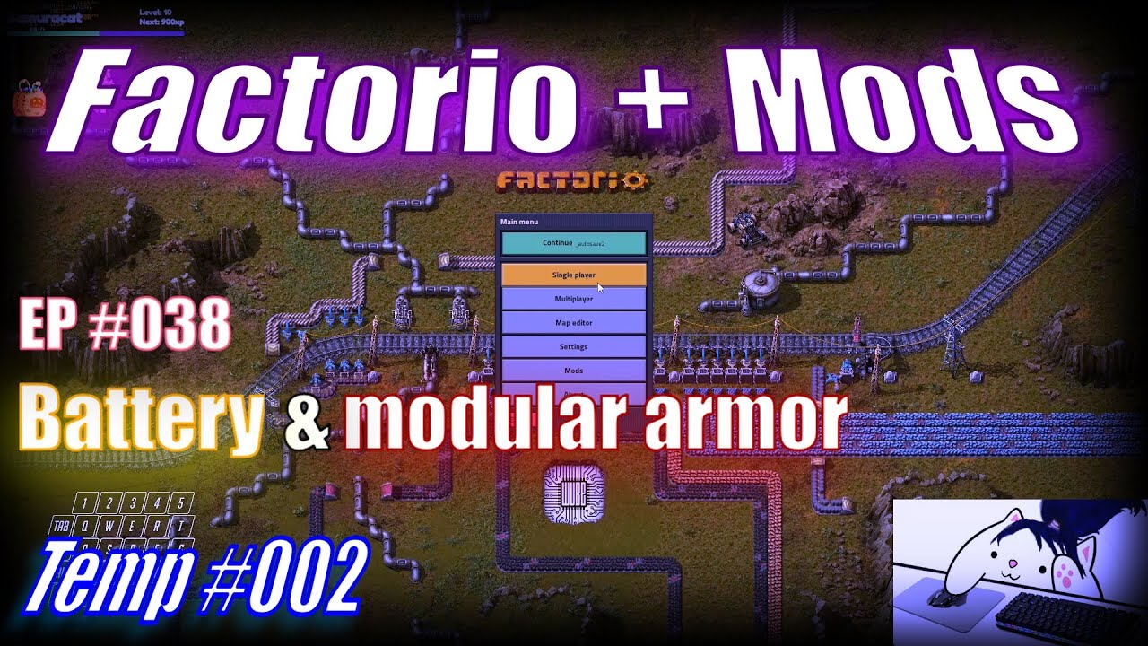 EP #038 Factorio + mods Os problemas do update ainda persistiram ...