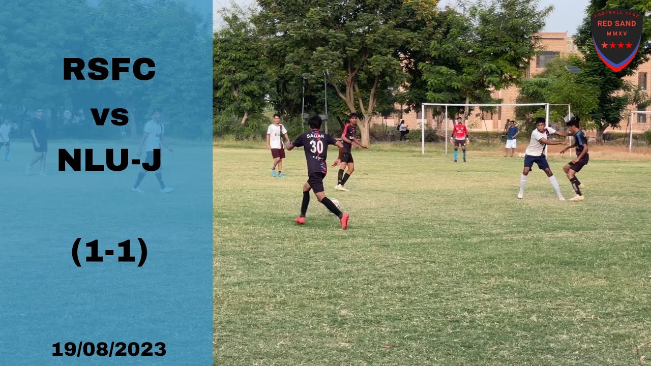 match : red sand fc vs nlu-j | Jodhpur Rajasthan | 19/8/2023 - YouTube