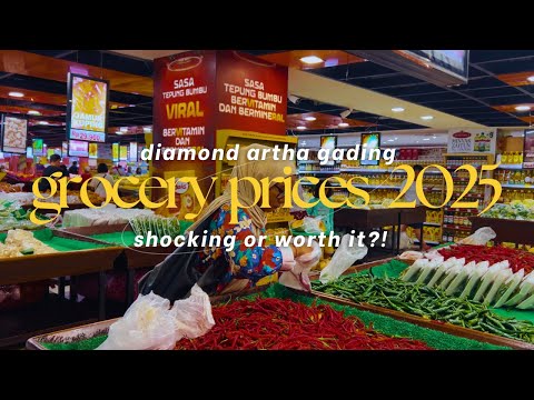 GROCERY PRICE CHECK 2025 AT DIAMOND MALL ARTHA GADING – IS IT STILL AFFORDABLE? | Jakarta Vlog