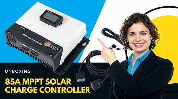 80A 85A MPPT Solar Charge Controller 48V Unboxing