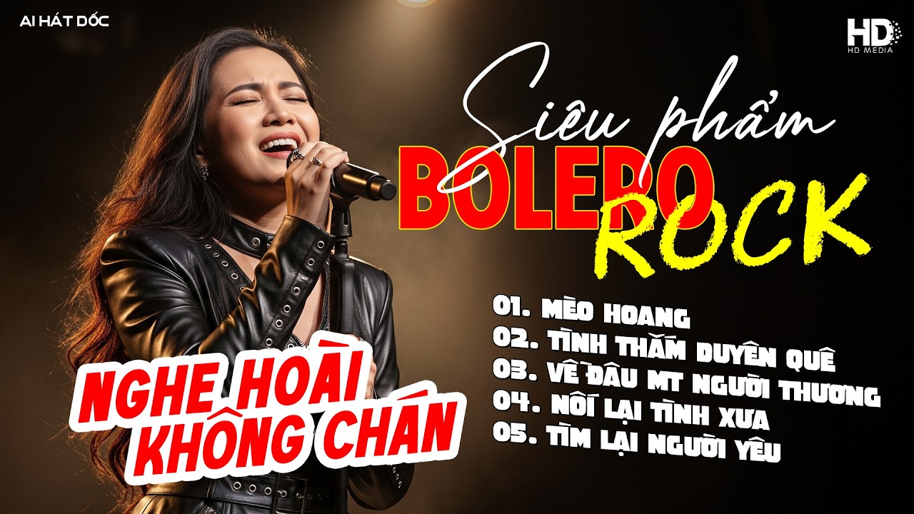 Rock Bolero Nhạc Vàng Phối Mới Nghe Là Thấm - Top 20 Bolero Rock Cover Hay Nhất NGHE HOÀI KHÔNG CHÁN