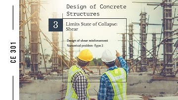Lecture : Limits state of collapse- SHEAR; Numerical problem Type 2