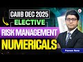 CAIIB Elective Paper Dec 2025 | CAIIB Elective Risk Management | Numericals | RM By Praveen Rana
