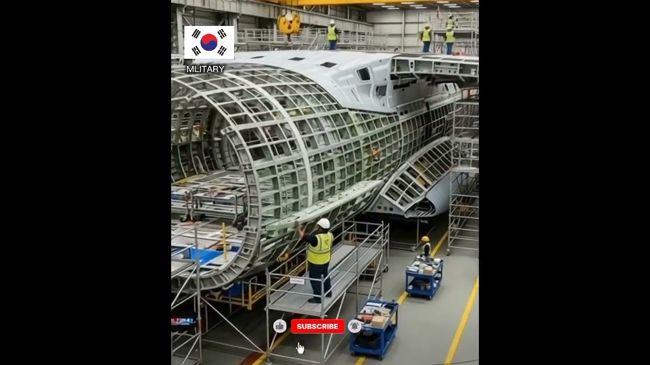 Stealth Aerospace Production FactoryMassive Engine 😍Installation