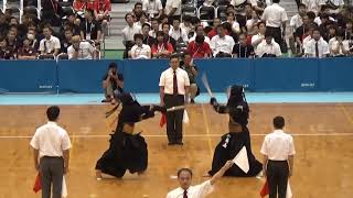 2016年IH 剣道 男子 団体 予選 富山工業(富山)vs 五所川原第一(青森)