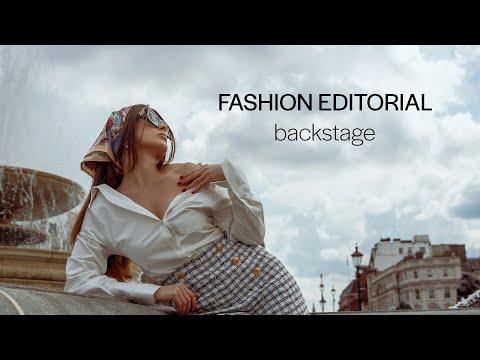 Fashion Editorial Backstage With Model Anna Zapala London 
