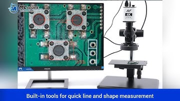 4K Autofocus XYZ Stand Microscope |  PCB inspection rework microscope |  PCB assembly inspection