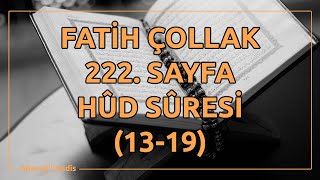 Fatih Çollak - 222.Sayfa - Hûd Suresi (13-19)