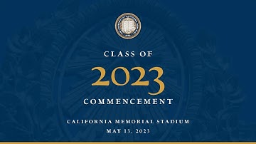 Berkeley Commencement 2023