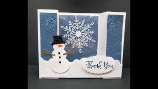 Fall Gathering Make & Take: Snowman Bridge Card