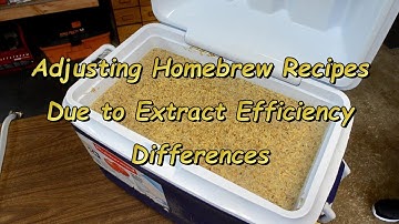 Adjusting Homebrew Recipes Due to Extract Efficiency Differences