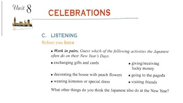 Listening unit 8 English 11