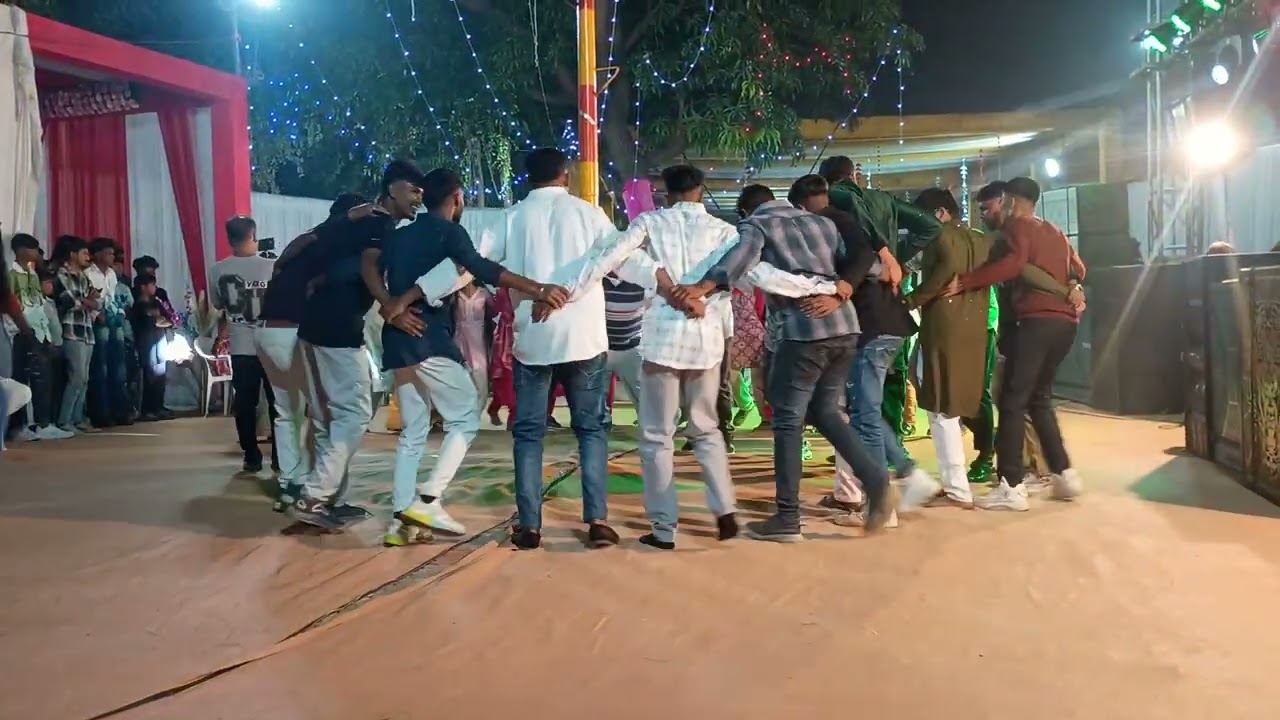 Rock musical party in Tumb marriage, All public enjoying the dance...