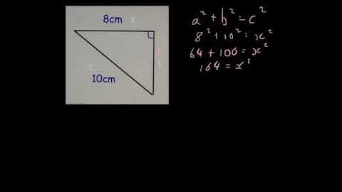 Maths Mistakes - Pythagoras shorter side