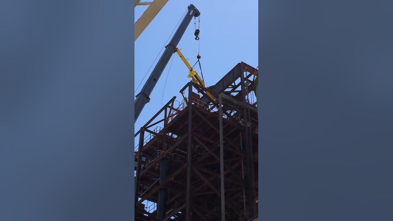 3 ton monorail crane installation