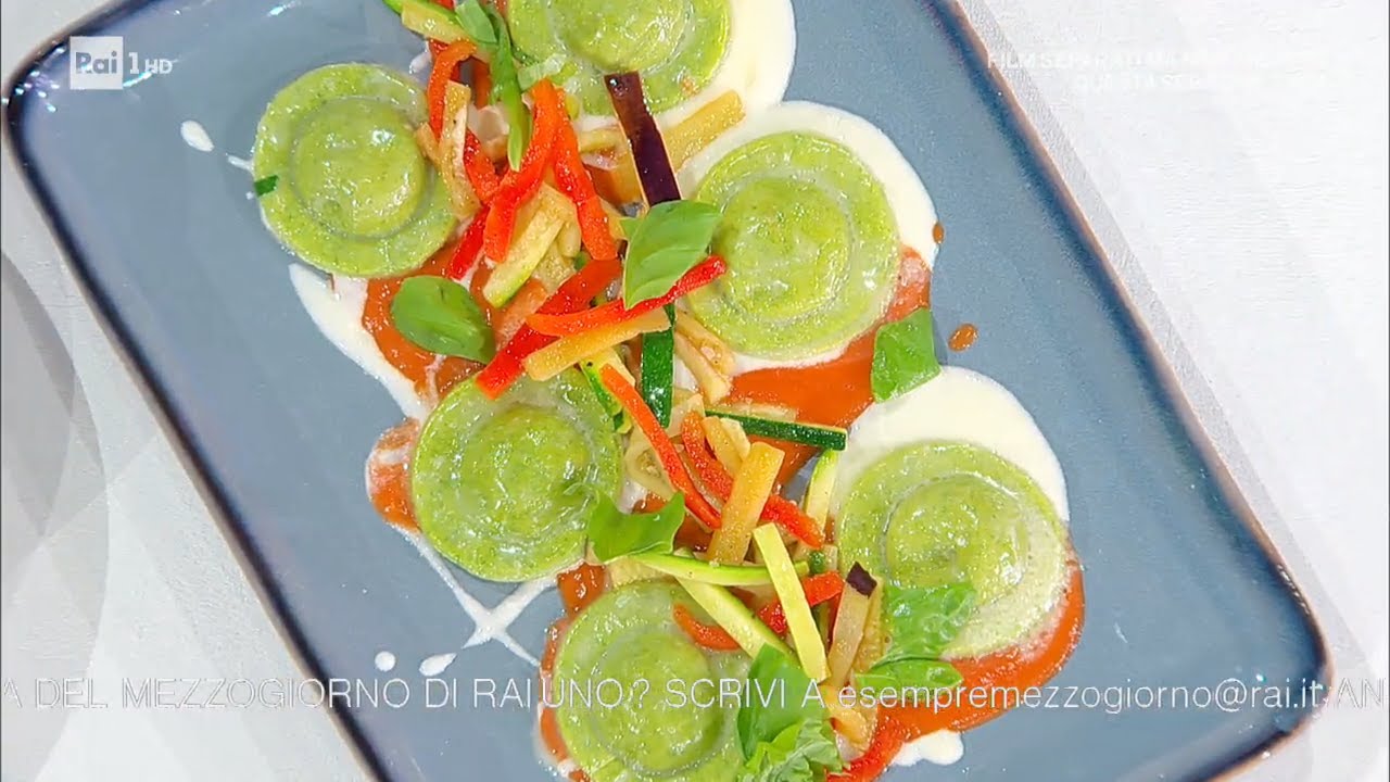 Ravioli di melanzane e mozzarella - E' sempre Mezzogiorno 25/06/2021