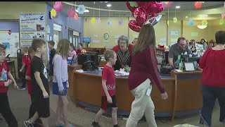 Coins collected lighten burden of Hubbard teacher Mrs. Mahoney