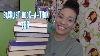 Backlist Book-a-Thon TBR