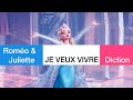 JULIETTE Je veux vivre; Romeo and Juliet GOUNOD. French diction, translation &amp; score animation