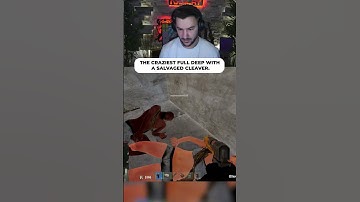 The craziest full deep with a salvaged cleaver  #rust #rustmoments #rustclips #rustshorts