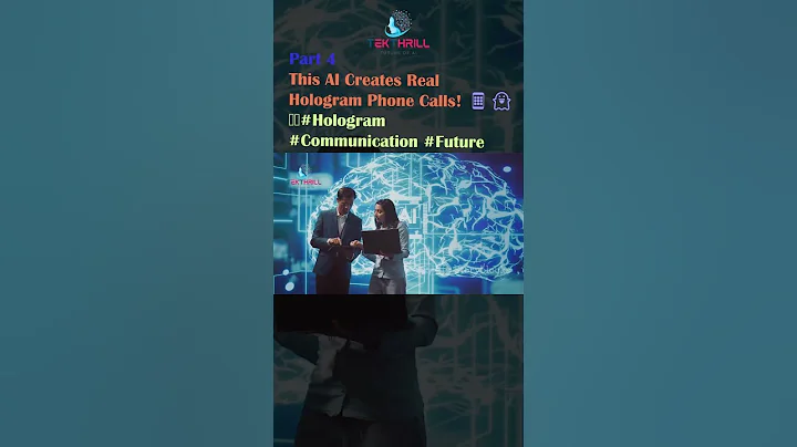 This AI Creates Real Hologram Phone Calls! 📱👻 #Hologram #Communication #Future Part 4