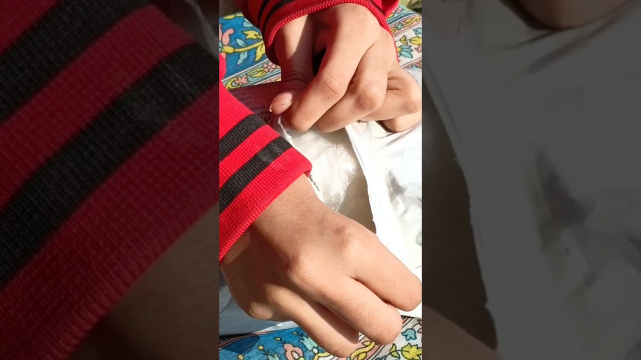 Opening wax order from daraz. The packaging was not very good it was already torn. 