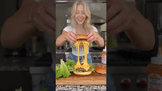 Cheesy Burger #shorts #cooking #viral