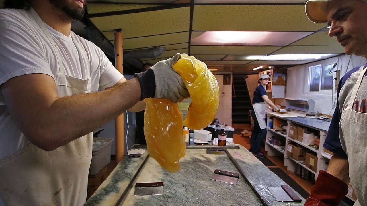 How Cinnamon Ribbon Candy is Made Day 5 of Ribbon Candy Week YouTube